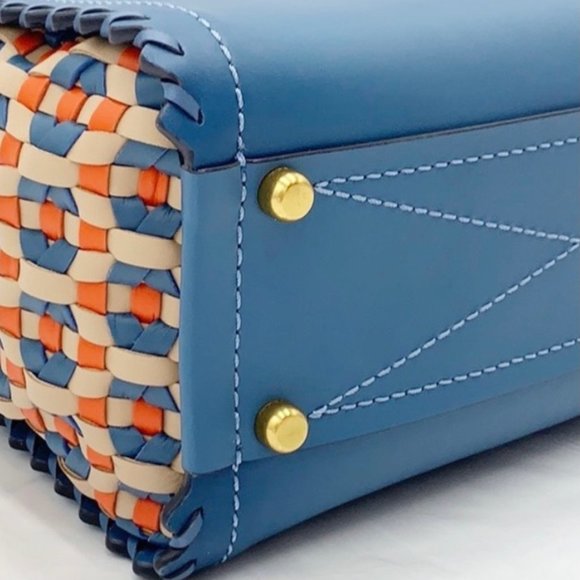 SOLD - Coach Troupe Tote with Weaving - Picture 11 of 12